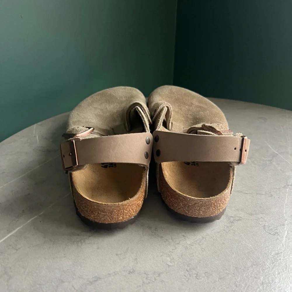 Birkenstock Tokio Clogs Taupe 41 Reg Width